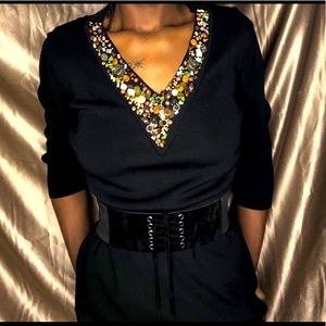 Beaded vintage top